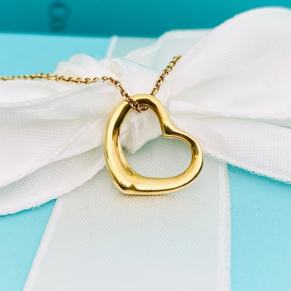 Tiffany & Co. Gold Heart Necklace